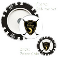 Magnetic Custom Poker Chip with custom removable Golf Ball Marker - Direct Print